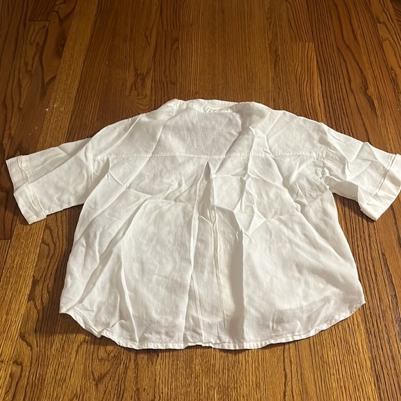 Zara Woman’s White Button Down Top Size XS - Picture 4 of 5